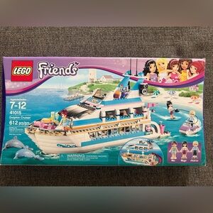 NIB LEGO Friends Dolphin Cruiser - Blue and White Yacht 612 pieces